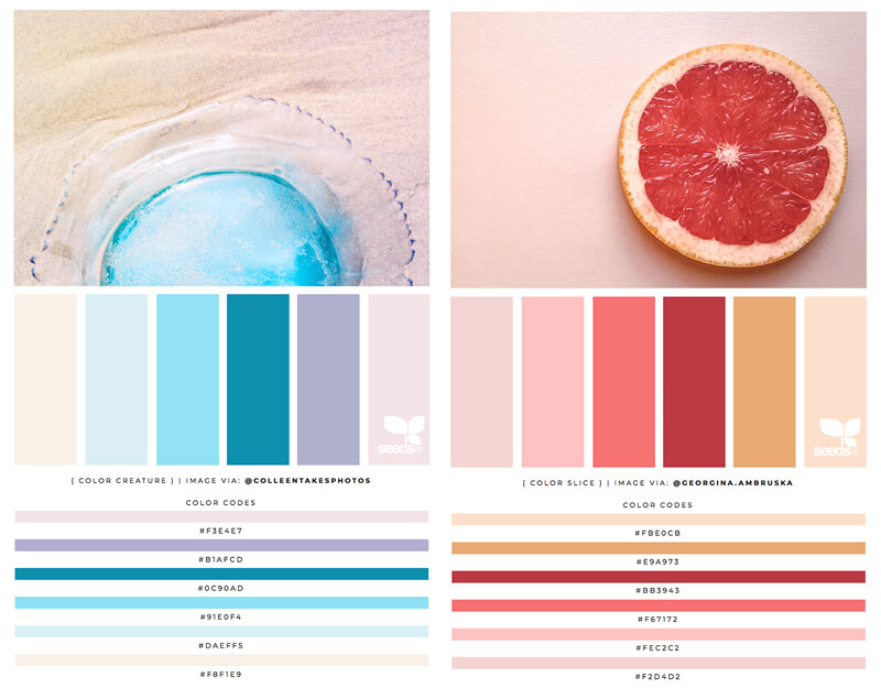 3 colour palette resources for your surface pattern designs