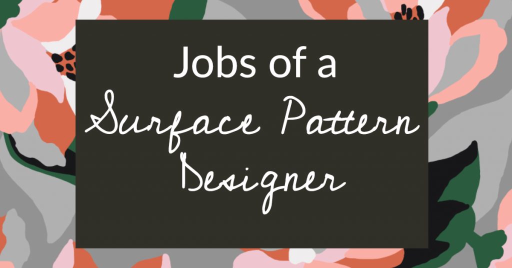 Jobs and careers of a surface pattern designer