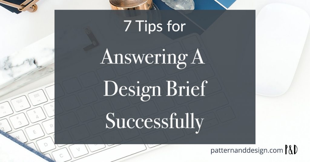 7 tips for successfully answering a surface pattern design brief