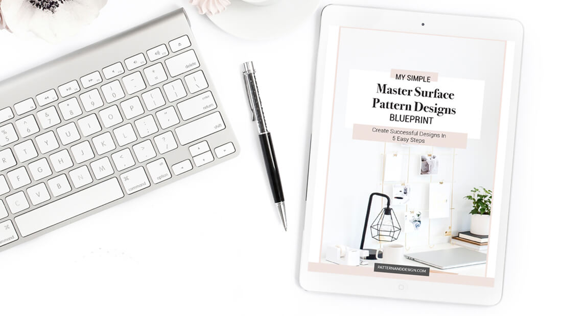 Optin Lightbox image 4b Mastering surface pattern design. A comprehensive course that teaches you the foundation skills to creating successful and profitable surface pattern designs