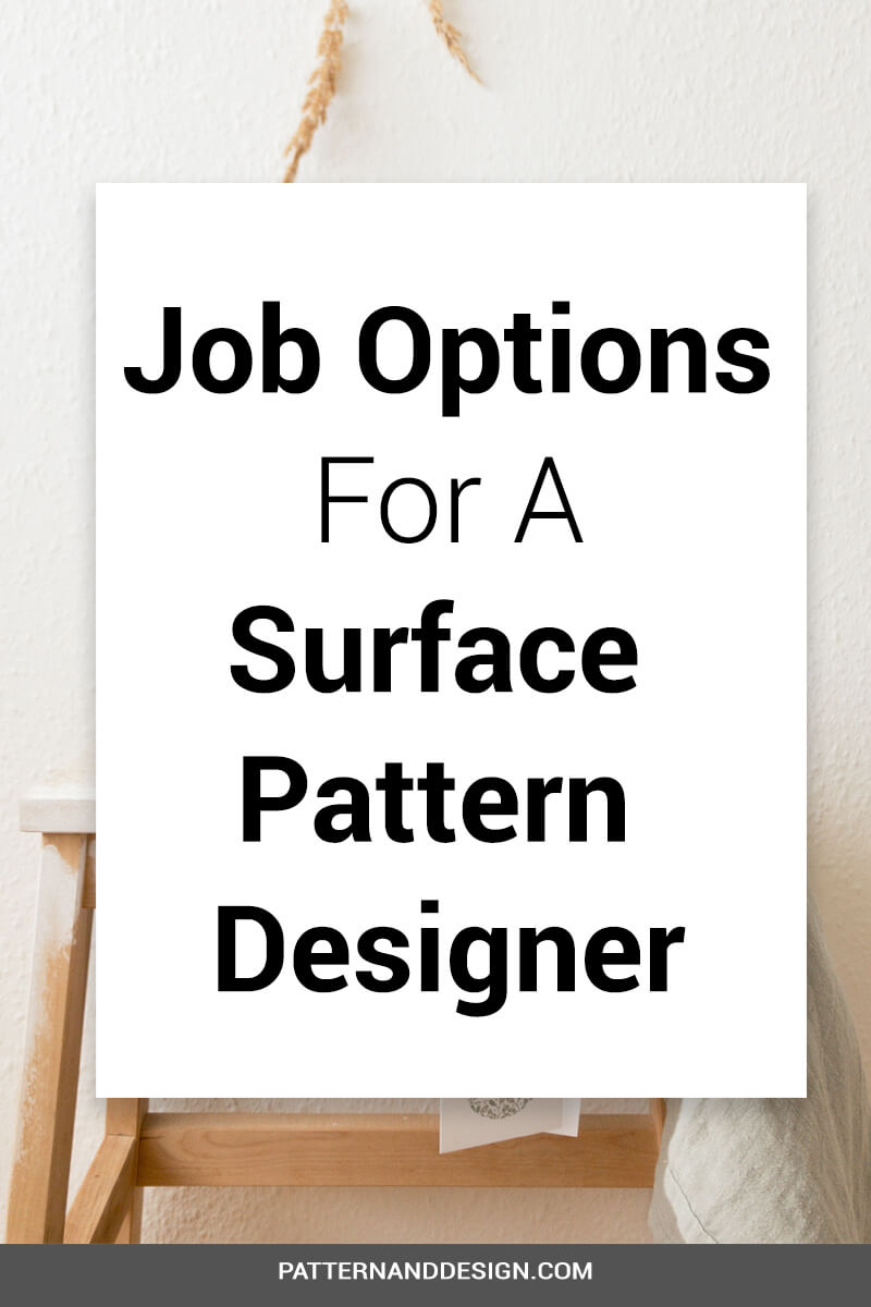 The types of jobs for a textile designer or surface pattern designer is vast from creating a career where you work from home to creating a business from home. Here are some tips for different creative pattern design employment. #patterndesigner #textiledesign #workingfromhome #freelancer