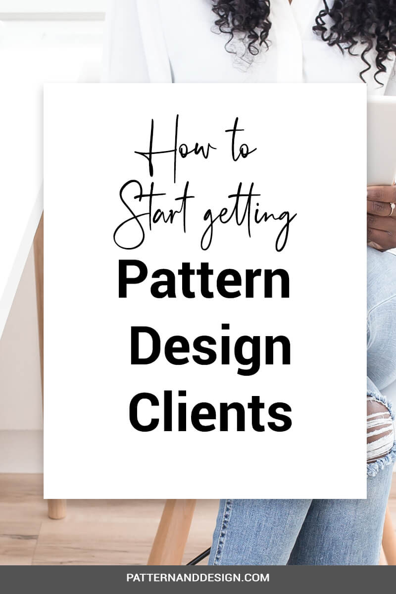 Are you wanting some inspiration and ideas for getting your pattern designs out there and onto products? Learn some tips so you can start getting clients so you can sell your surface pattern and textile designs. #sell #patterndesign #designtips