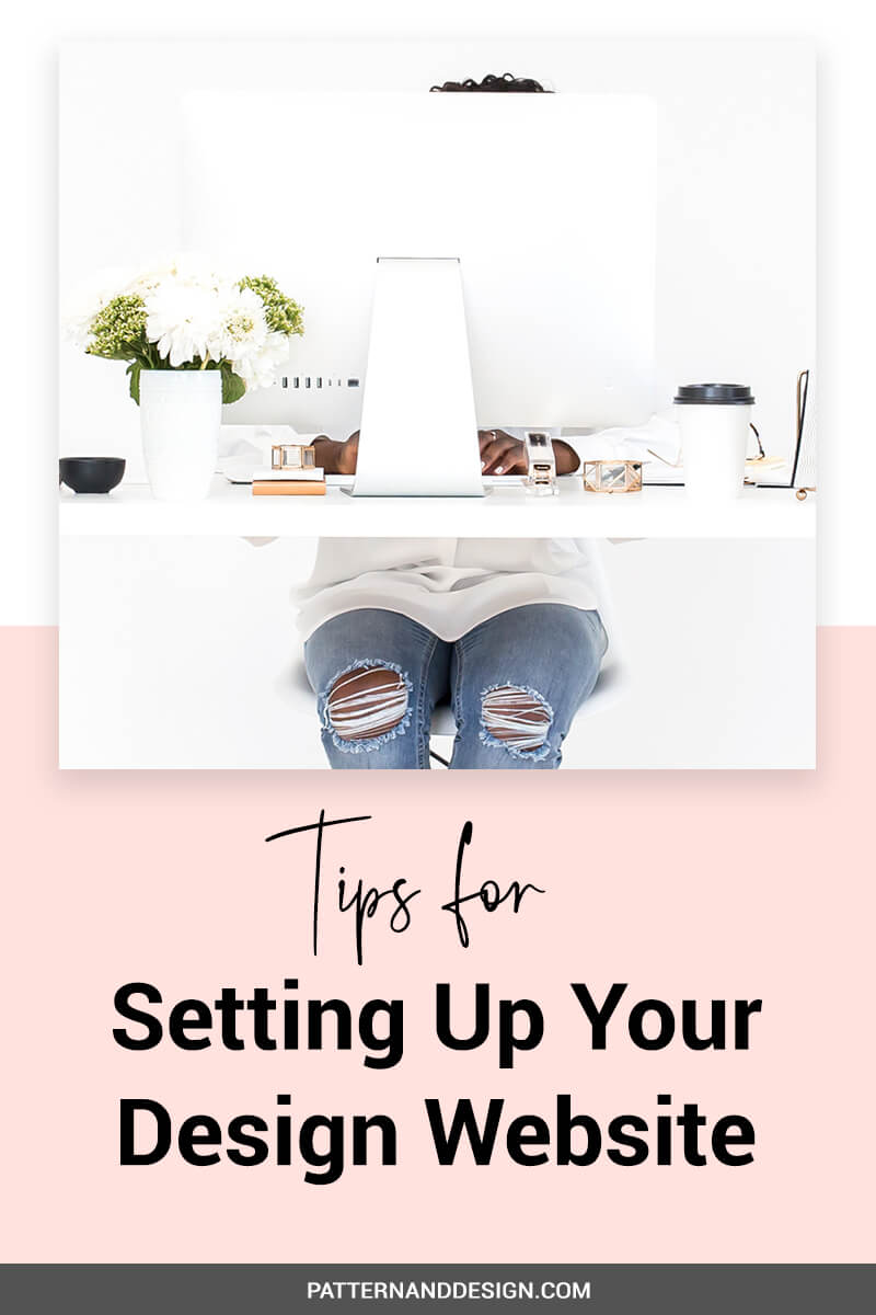 Tips for setting up your design website