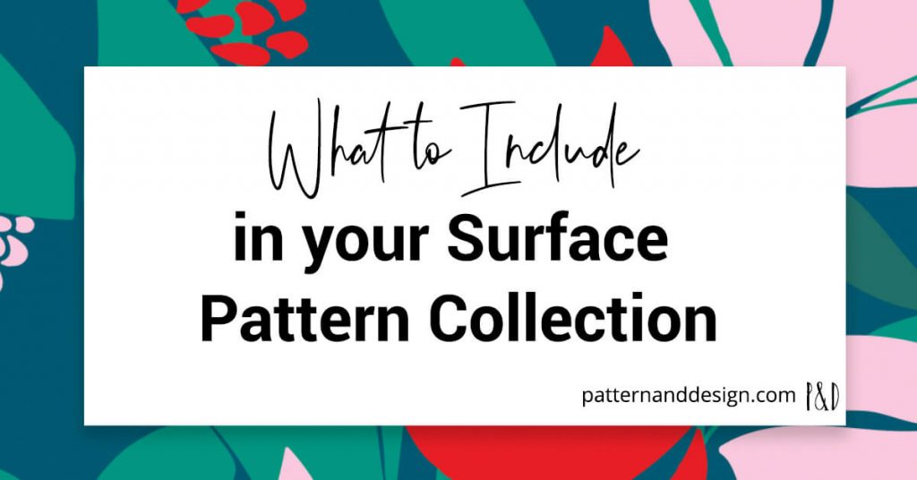 Title, What to include in your surface pattern design collection
